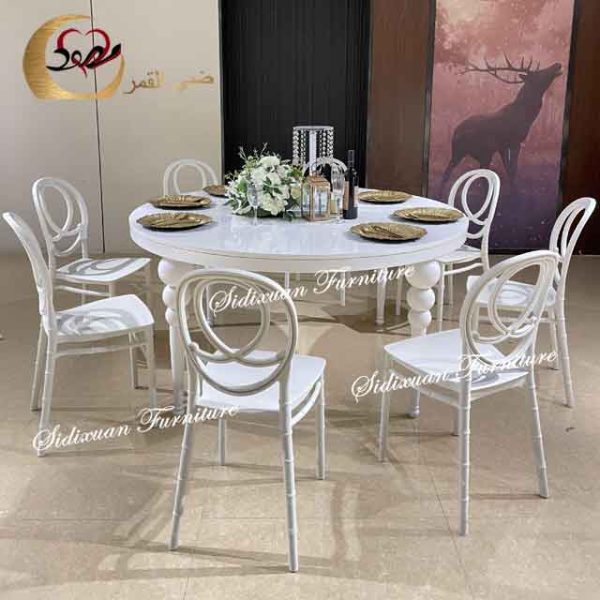 Wedding Furniture White Dining Table - Image 3