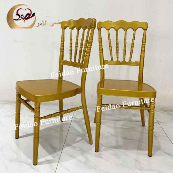 Centiar Dining Chair Gold For Outdoor - Image 4