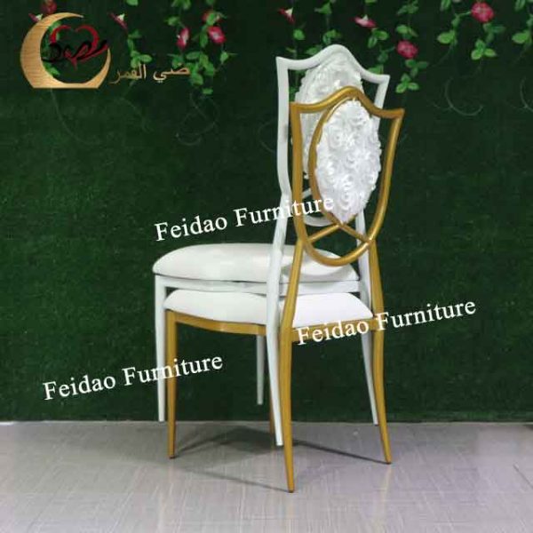 Dining Chair Scandinavian Metal Frame - Image 4