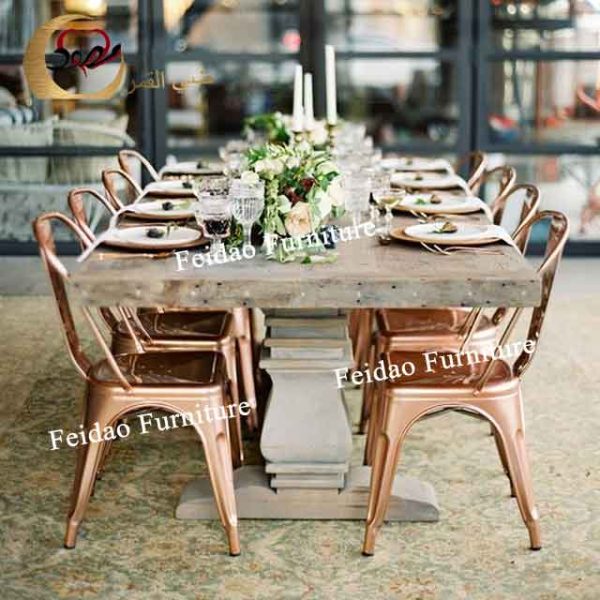 Wrought Iron Bistro Chair For Outdoor Wedding - Image 2
