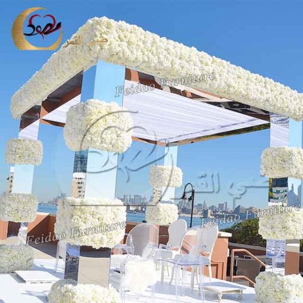 Wedding Flower Backdrop Square Acrylic Frame - Image 2