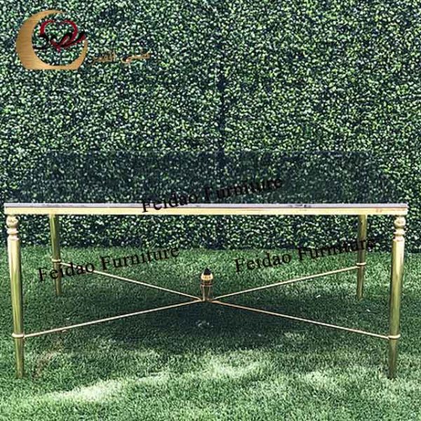 Rectangular Coffee Table Mirror Glass Top - Image 2
