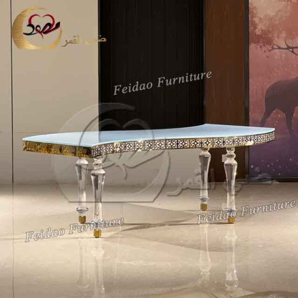 Acrylic Dining Table With Led Light