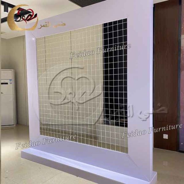 Winter Wedding Backdrops White Metal Design - Image 3