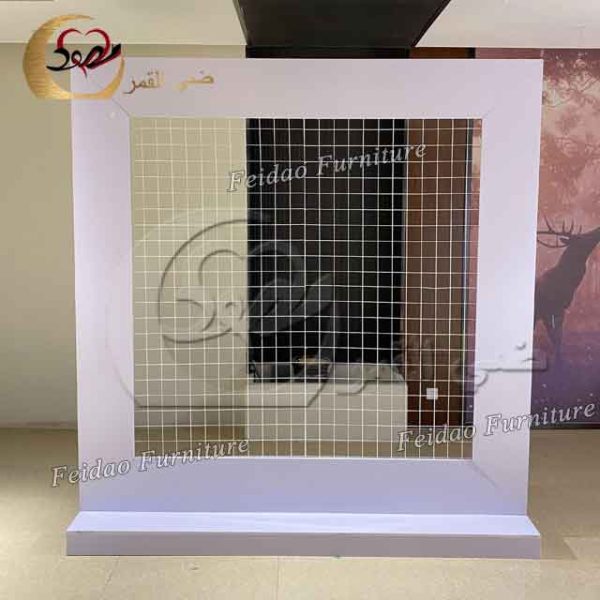 Winter Wedding Backdrops White Metal Design