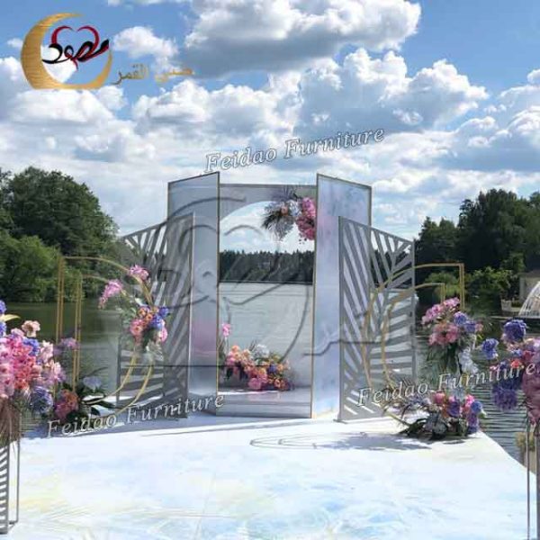 Wedding Backdrop Stands Silver Stainless Steel