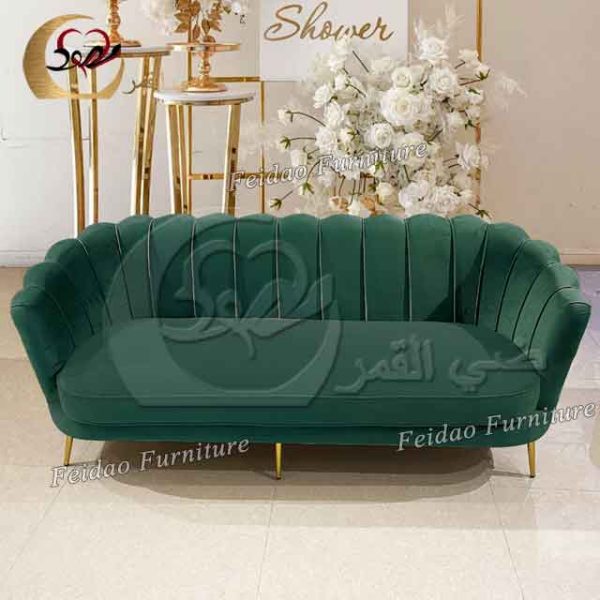 White Sofas Living Room Couple Wedding Design - Image 5