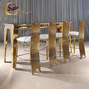 Bar Table Height Long Narrow Design