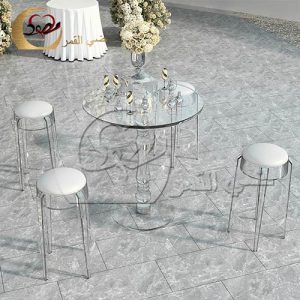 Table And Bar Stool Set Feidao Furniture