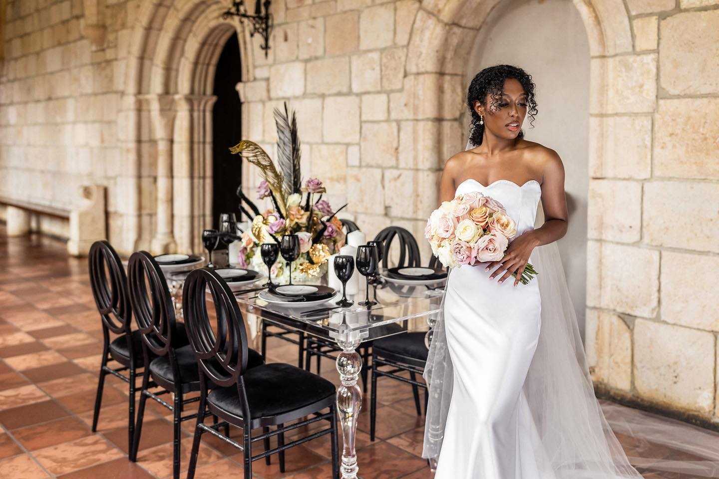 Acrylic Crystal Bridal Tables in Weddings