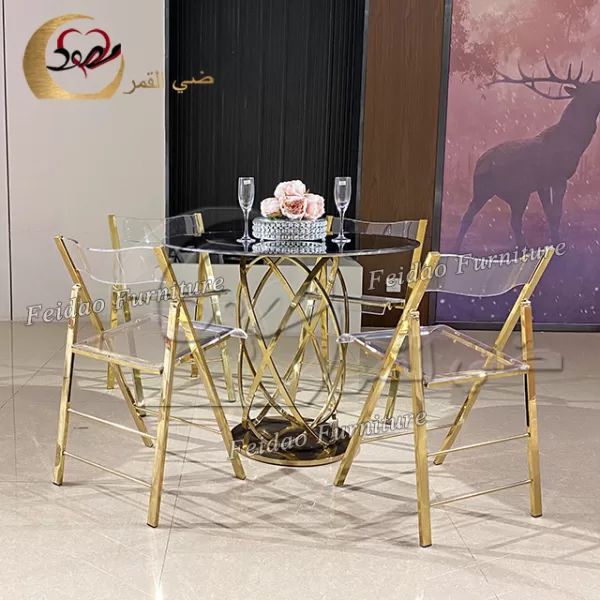 Clear Round Coffee Table - Image 2