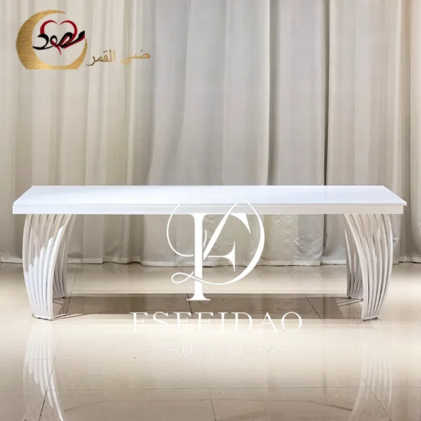 White Table For Wedding - Image 3