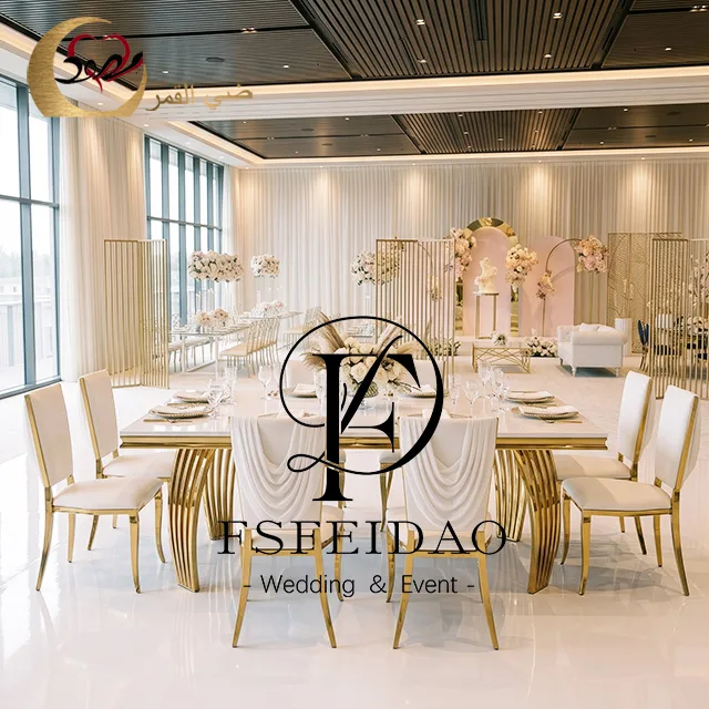 White Table For Wedding