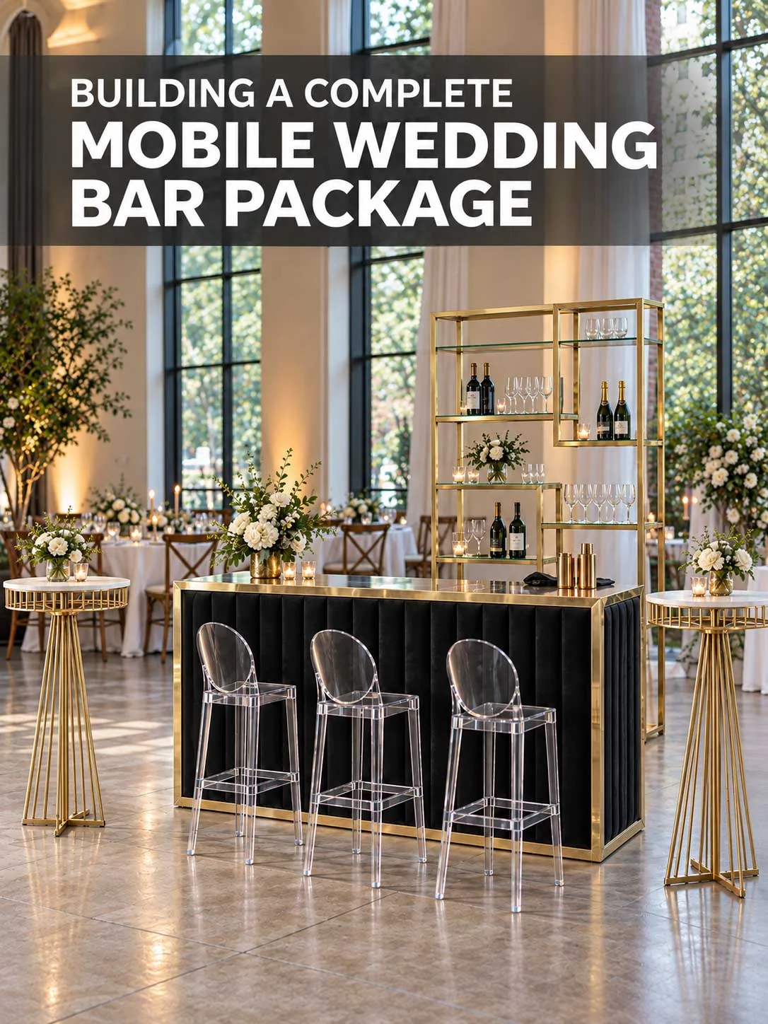 Building a Complete Mobile Wedding Bar Package