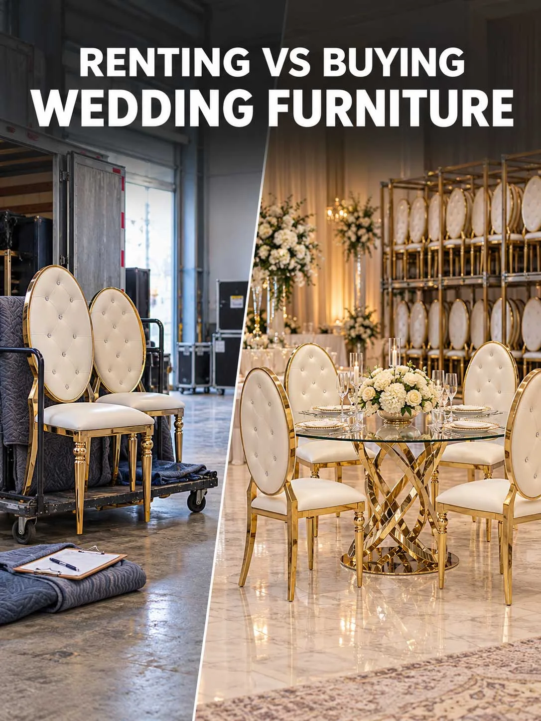 Renting vs Buying Wedding Furniture
